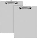 Epakh 2 Pieces Clipboard Bulks Metal Clipboard Aluminum Office Low Profile Clip Standard A4 Letter Size Metal Clip Board, Size 12.5 x 9 Inch