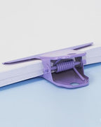 2PCS Extra Large Binder Clips Metal Bulldog Clips Large Paper Clamps Holder Chip Clips for Home School Office Drawing Bag Purple 4inch