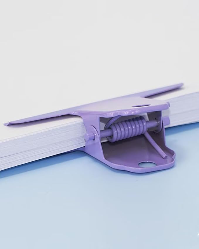 2PCS Extra Large Binder Clips Metal Bulldog Clips Large Paper Clamps Holder Chip Clips for Home School Office Drawing Bag Purple 4inch