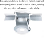 HAHIYO 2inch White Bulldog Clips Metal File Hinge Binder Clips Clamps Save Space Strong Spring Jaws Rock Solid Grip Book Lay Flat Deburred Edge for Hang Photos Wall Grid Dog Food 13PCS