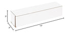 Box USA BM1433 14"L x 3"W x 3"H, White (Pack of 50)