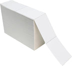 L LIKED 4000 Thermal Shipping Labels 4”x 6”in Fanfold, Permanent Adhesive, Perforated Line Labels Compatible with Direct Thermal Printings (1 Stack, 4000 Labels/Stack)