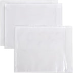 iMailer - 500 PCS 4.5"x5.5" Packing List Pouch- Clear Plastic Envelopes with Self-Adhesive Seal for Packing Slips and Invoices