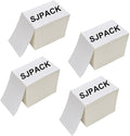 SJPACK 4 x 6 Fanfold Labels, 4000 Thermal Shipping Label for FedEx Shipping Label (4 Stack- 4000 Labels)
