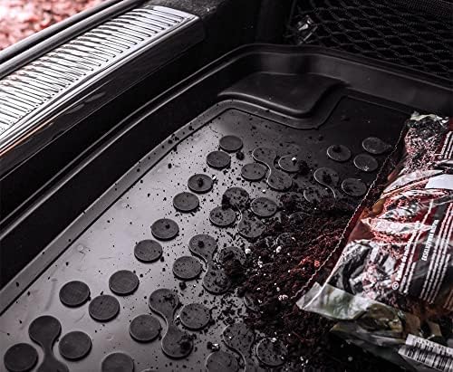 REZAW - PLAST Rubber Car Floor Mat Compatible with 2013 2014 2015 2016 2017 2018 2019 Mercedes Benz CLA Cargo Mat /C117/ All Weather Custom Fit Tailored Anti Slip Black