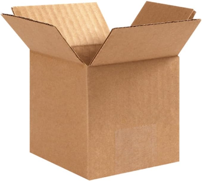 Shipping Depot ~ 25 Pack of 4x4x4 Corrugated Cardboard Packing Shipping Mailing Moving Carton Boxes