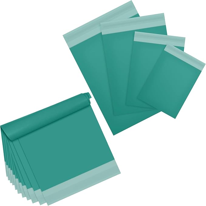 Outus 120 Pcs Poly Mailer Envelope 4 Sizes Shipping Bags Self Adhesive Clasp Envelope Self Adhesive Tear Proof Mailing Covers(8 x 12 In, 10 x 14 In, 13 x 18 In, 15 x 20 in,Bright Green)
