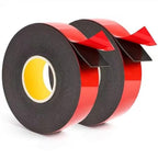 EMITEVER Double Sided Tape Heavy Duty 2 Rolls,Acrylic Foam Mounting Tape,Two Adhesive Tape,Waterproof & Strong Stick Tape,2 Strip for Home Office Decor,Black (EM023-FT25MM-16FT-US-N)