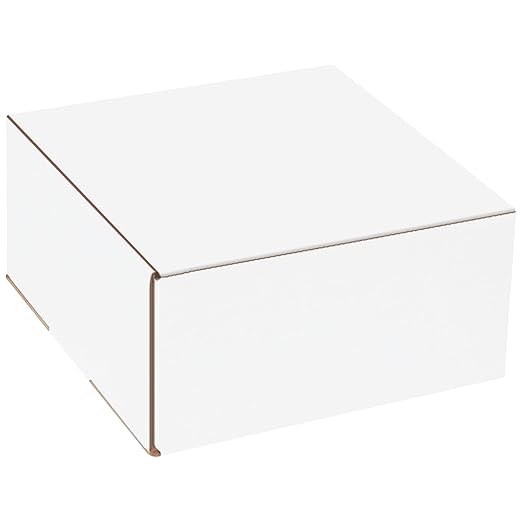 BOX USA Shipping Boxes Small 8"L x 8"W x 4"H, 50-Pack | Corrugated Cardboard Box for Packing, Moving and Storage