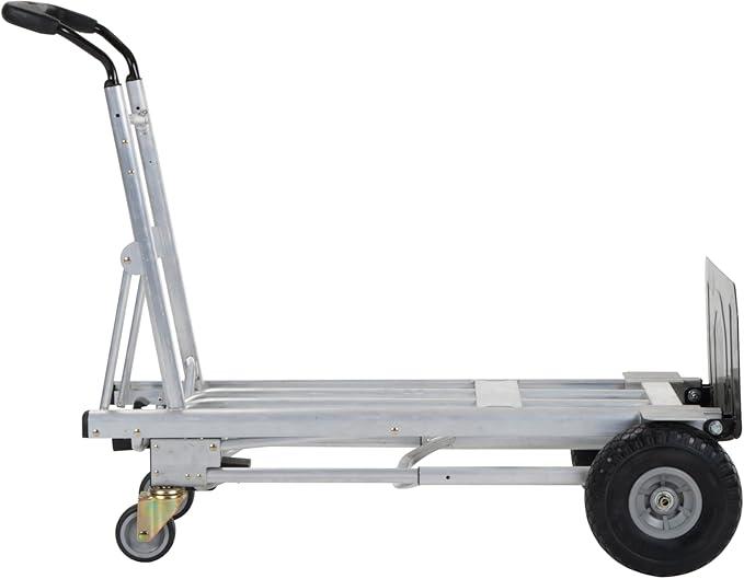 COSCO 4-in-1 Folding Series Hand Truck with Flat-Free Wheels