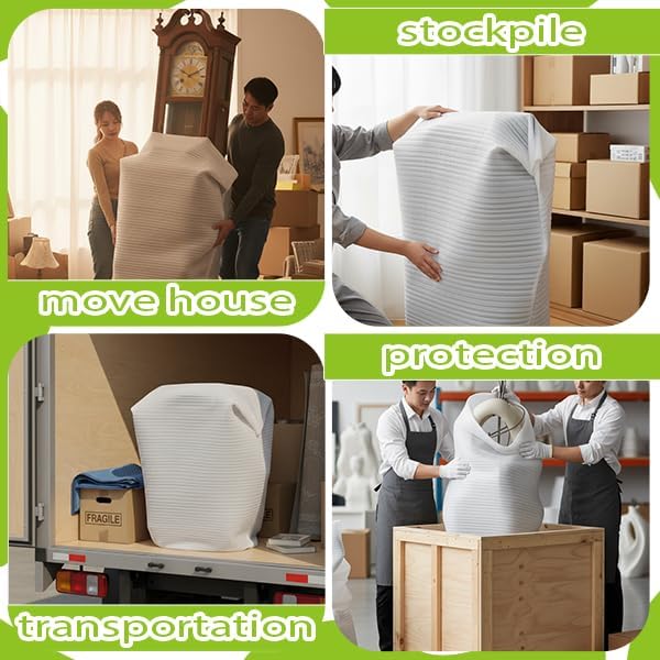 10 Pack 18x22in Cushion Foam Pouches Moving Packaging Supplies Shockproof