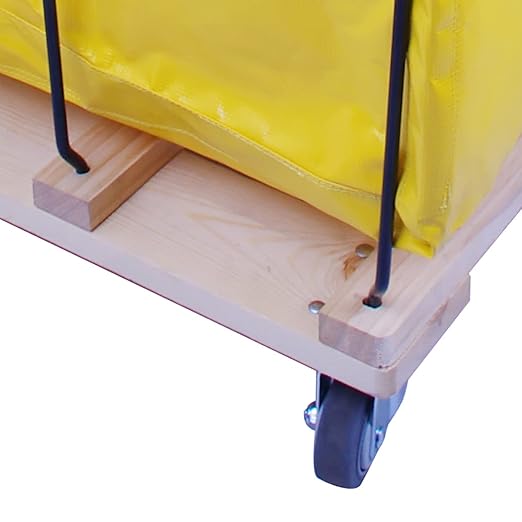 Basket Trucks,Service Carts Yellow 12 Bushel Knock Down Truck,Carts, 15.0 cu. ft, 600 lb, 36" L X 26" W X 34" H Capacity