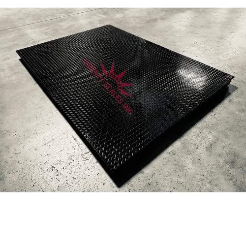 Liberty Scales Heavy Duty Industrial 60" x 84" Floor Scale Accurate Livestock Digital 5’ x 7 Pallet Scales for Warehouse or Shipping Weighing (20,000 Ibs x 5 Ib)