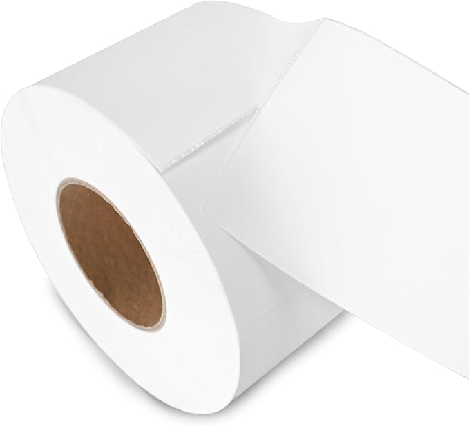 L LIKED 4000 Thermal Labels 4" x 6" Perforated Industrial Thermal Shipping Labels with 3" Core, (Commercial Grade)