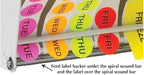 Wall Mount Label Dispenser (12-1/2") - Sticker Roll Dispenser - Table Top - Label Holder - Stamp Roll Dispenser - Sticker Stand - Thermal Label Holder - Heavy-Duty All Steel