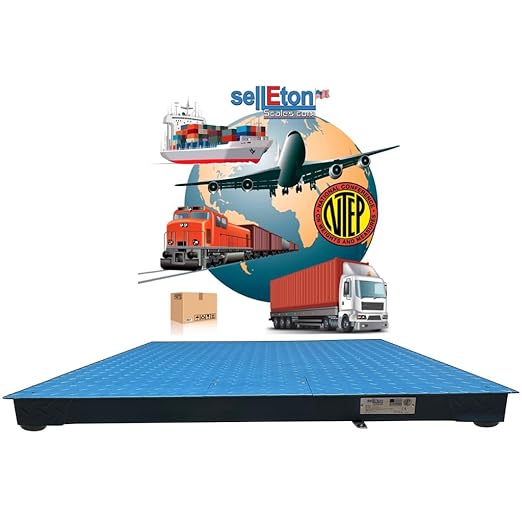 SellEton SL-800-4x4-NTEP (Legal) Industrial Warehouse 48" x 48" (4' x 4') Floor Scale | 5000 lbs x 1 lb