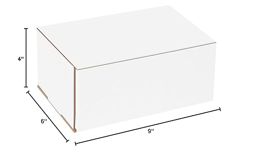 BOX USA Shipping Boxes Small 9"L x 6"W x 4"H, 50-Pack | Corrugated Cardboard Box for Packing, Moving and Storage