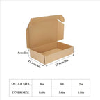 Shipping Boxes Corrugated Cardboard Mailer Boxes Literature Mailer for Packaging Small Business Craft Gifts Giving Products (Brown, 9x6x2)