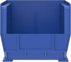 Akro-Mils 30240 AkroBins Plastic Storage Bins, Space-Saving Stackable Bins for Garage, Pantry, Craft Organization, 15-Inch x 8-Inch x 7-Inch, Blue, 12-Pack
