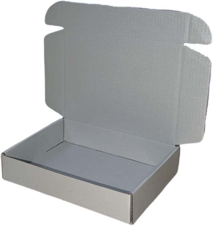 30 Pcs 9.8 x 7.9 x 2.8 inches Shipping Boxes for Small Business Cardboard Corrugated Mailer Boxes for Shipping Packaging Holidays Craft Gifts Giving Products (Silver, 9.8 x 7.9 x 2.8")