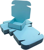 15 Pcs 6 x 6 x 2 inches Corrugated Cardboard Gift Boxes Recyclable Shipping Boxes for Mailing & Holidays, Wedding, Birthday, Gifts Packaging (Sky Blue, 6 x 6 x 2")