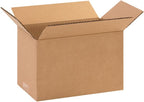 Secure Seal - 10x6x6 Pack of 25 Corrugated Cardboard Packing Shipping Mailing Moving Carton Boxes