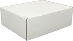 White Shipping Boxes for Small Business Pack of 25-10x8x2.7 inches Cardboard Corrugated Mailer Boxes for Shipping Packaging Craft Gifts Giving Products