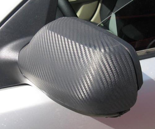 3D Carbon Fiber Film Twill Weave Vinyl Sheet Roll Wrap (120" X 60", Black)