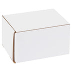 Box USA Small Shipping Boxes 5"L x 4"W x 3"H, 50-Pack - White Box Crush-Proof Mailers for Packaging, Storage, Gifts or Bulk Business Orders
