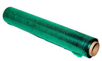 APQ 4 Rolls of Blown Hand Stretch Film 18" x 1500'. Green Hand Stretch Wrap, 80 Gauge. Tear Resistant Residue Free Film for Moving, Shipping, Wrapping. Industrial Grade Pallet Shrink Wrap Film.