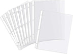 Heavy Duty Sheet Protectors for 3 Ring Binder, 200 Count Bulk Clear Page Protectors, Top Loading Plastic Sleeves 8.5 x 11 inch