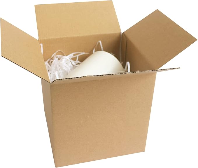 40 Pack Small Shipping Box 6x6x6 inch, Corrugated Cardboard Mailer Shipping Boxes for Small Business Packing Mailing