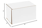 Box USA BM855 8"L x 5"W x 5"H, White (Pack of 50)