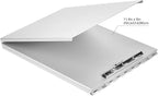 Amazon Basics Aluminum Form Holder Storage Clipboard, 12.5" x 9" Silver