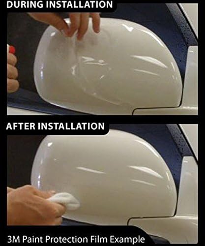 VViViD Clear Gloss Paint Protection Bulk Vinyl Wrap Film 4 Inches x 120 Inches Including 3M Squeegee and Black Felt Applicator