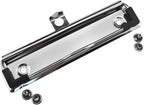 HAHIYO 4.72 Inches Silver Metal Clipboard Clips with Rubber Grips 5 Pack Mountable Sturdy Strong Springs with Rivets Document File Wood Plastic Clips Board for Office School Home