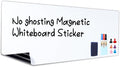 HAMIGAR Magnetic Whiteboard Contact Paper 48" x 71" Dry Erase White Board Sticker for Wall Stick on White Board Peel and Stick Wallpaper Adhesive Poster with Marker, Magnetic Eraser and Magnets