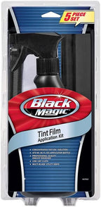 Rvinyl Window Tint Kit Compatible with Chevrolet Tahoe 2015-2020 in Black - Spray Bottle, Razor Blade, Conqueror Squeegee, Micro Fiber Cloth