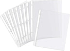 Heavy Duty Sheet Protectors for 3 Ring Binder, 100 Count Clear Page Protectors, Top Loading Plastic Sleeves 8.5 x 11 inch