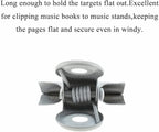 HAHIYO 0.87inch White Bulldog Clips Metal File Hinge Binder Clips Clamps Save Space Strong Spring Jaws Rock Solid Grip Book Lay Flat Deburred Edge for Hang Photos Wall Grid Dog Food 30PCS