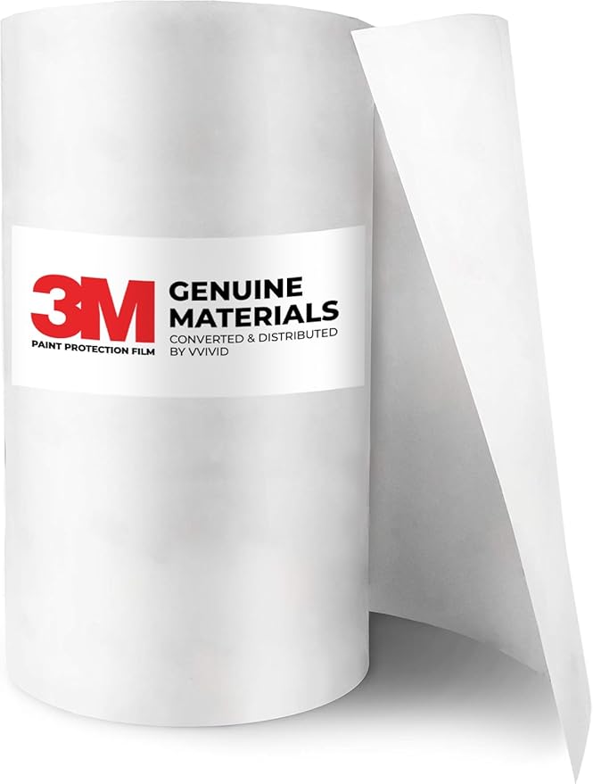 3M Clear Paint Protection Vinyl Film 6 Inch Wide Choose Your Size (6 Inch x 180 Inch Bulk Roll)