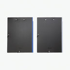 Oxford Clipboard Folio with Storage, 4 Pockets, Penholder, 2 Pack, 2 Color Combos (Gray/Black, Blue/Black), Great Nursing, Office, Classroom Clipboard (82177)