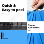 POLYSELLS 1000 pcs 6x9 Inches Blue Poly Mailers Shipping Envelopes, Strong Adhesive Sealing, Waterproof, and Tear-resistant Postal Mailing Bags for Clothing, Books, and Accessories