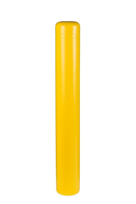 BollardGard 7" x 52" Bollard Cover Yellow - Innoplast (Yellow no tape)
