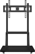 Mobile TV Cart,JYXOIHUB, Rooling TV Stand with Wheels for 32 to 70 Inch LCD LED OLED Plasma Flat Panel Screens up to 100lbs AVA1500-60-1P (Black)