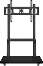Mobile TV Cart,JYXOIHUB, Rooling TV Stand with Wheels for 32 to 70 Inch LCD LED OLED Plasma Flat Panel Screens up to 100lbs AVA1500-60-1P (Black)