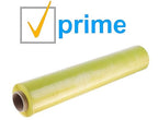 APQ 4 Rolls of Blown Hand Stretch Film 18" x 1500'. Yellow Hand Stretch Wrap, 80 Gauge. Tear Resistant Residue Free Film for Moving, Shipping, Wrapping. Industrial Grade Pallet Shrink Wrap Film.