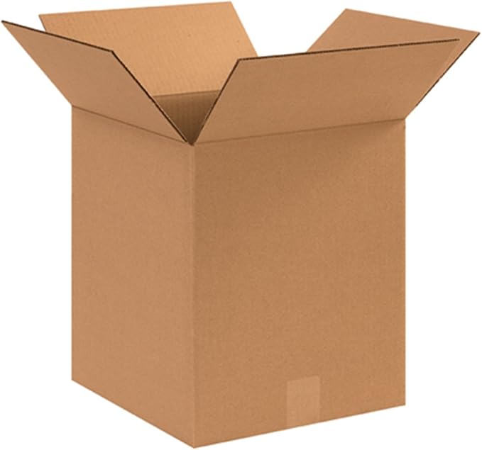 Secure Seal - 10x10x13 Pack of 25 Corrugated Cardboard Packing Shipping Mailing Moving Carton Boxes