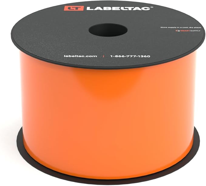 LabelTac LT4/LT4P/LTPX Label Supply 3" x 150' Orange