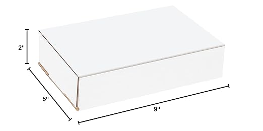 BOX USA Shipping Boxes Small 9"L x 6"W x 2"H, 50-Pack | Corrugated Cardboard Box for Packing, Moving and Storage
